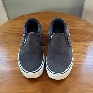 Vans Men's Slip-On Sneakers - Gray and White